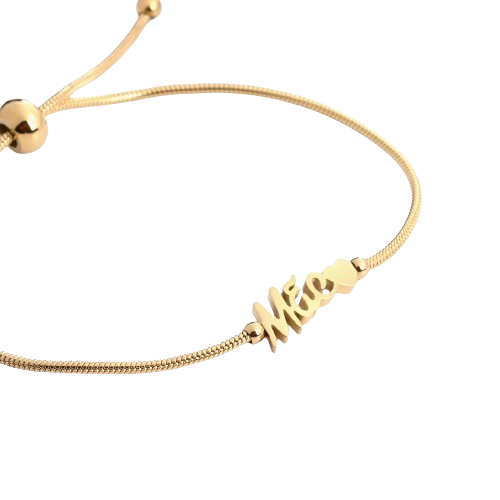 Pulseira dia da mãe em aço