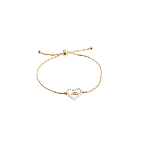 Pulseira dia da mãe em aço