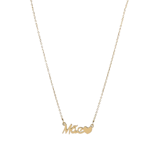 "Mother" steel necklace