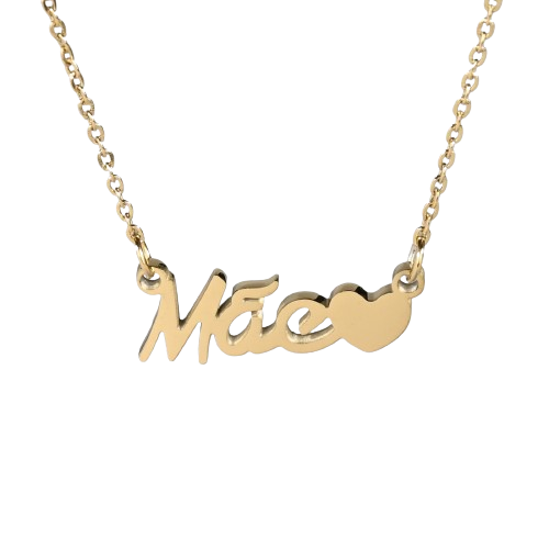 "Mother" steel necklace